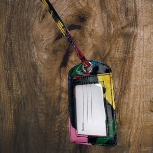 NWOT NEVER USED Vera Bradley Luggage Tag in Havana Rose Pattern